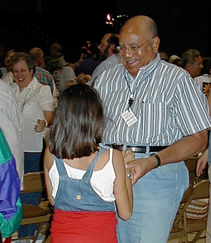 Bishop Dances at Jubilee