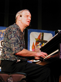 Ken Medema sings, leads Jubilee audience